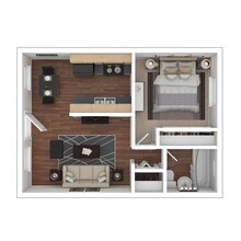 1 Bedroom 30 floor plan